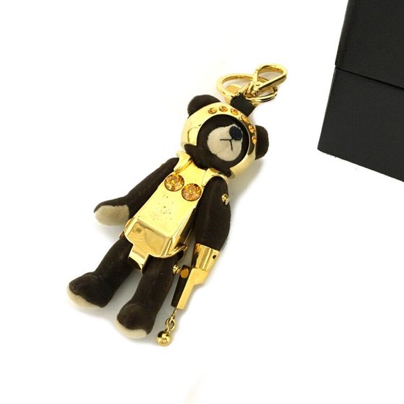 PRADA Beatrick Robot Color Stone Key Holder Charm /1A7619 - Picture 1 of 8